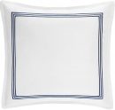 400 Thread Count White 100% Cotton Sateen Hotel Stitch 3 line Embroidery Euro Shams